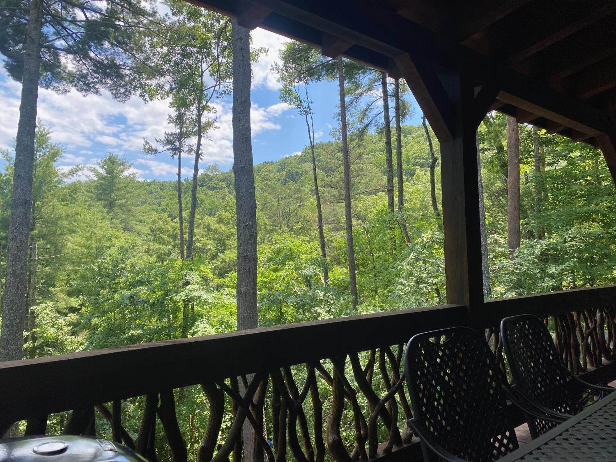 The Cozy Lazy Laurel With Year-Round Mountain Views, Hot Tub, Fire Pit Vila Cherry Log Exterior foto